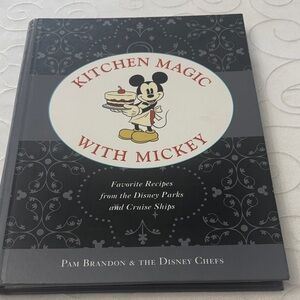 Disney's Kitchen Magic with Mickey Cookbook - Black and White 2014